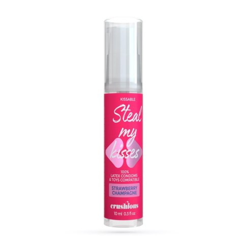 CRUSHIOUS STEAL MY KISSES STRAWBERRY CHAMPAGNE FLAVOUR LUBRICANT GEL 10ML Crushious - Lunyvan S.L.