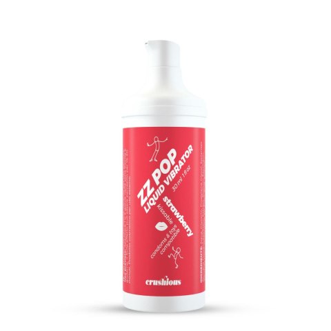 CRUSHIOUS ZZ POP LIQUID VIBRATOR STRAWBERRY AROMA 30ML Crushious - Lunyvan S.L.