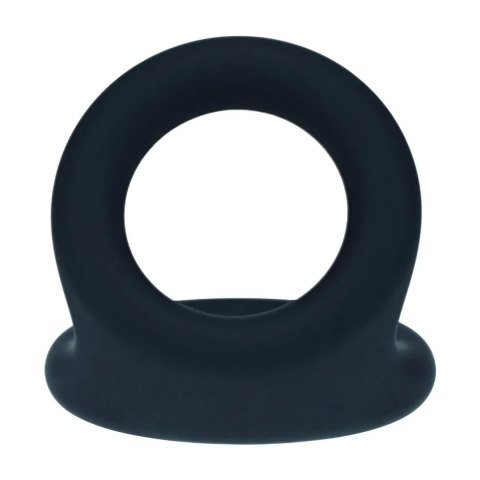 Double O Silicone Cockring - M - Black SHOTS