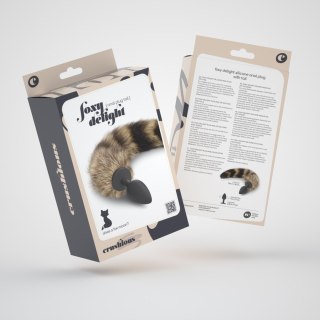 FOXY DELIGHT SILICONE ANAL PLUG WITH TAIL CRUSHIOUS Crushious