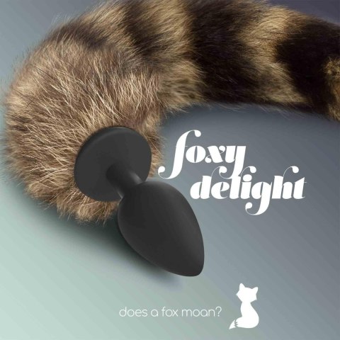 FOXY DELIGHT SILICONE ANAL PLUG WITH TAIL CRUSHIOUS Crushious