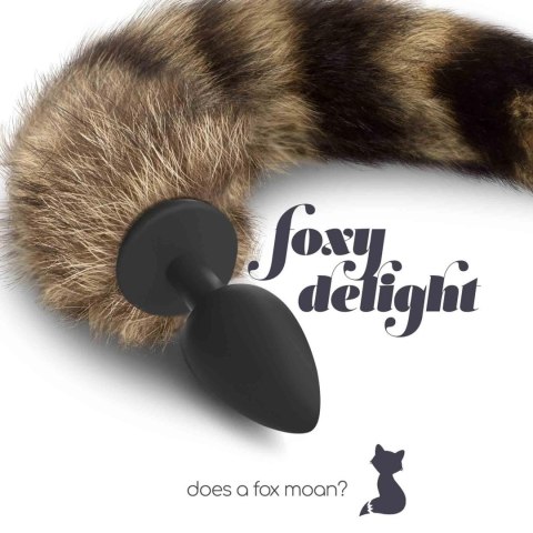 FOXY DELIGHT SILICONE ANAL PLUG WITH TAIL CRUSHIOUS Crushious
