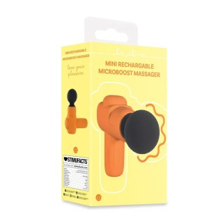 Mini Rechargable Microboost Massager - Orange Loveline