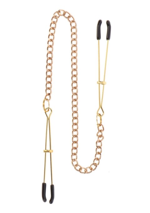 Tweezers With Chain Gold Taboom