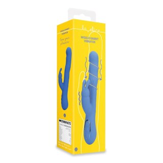 Wiggle Rabbit Vibrator - Jetset Blue SHOTS