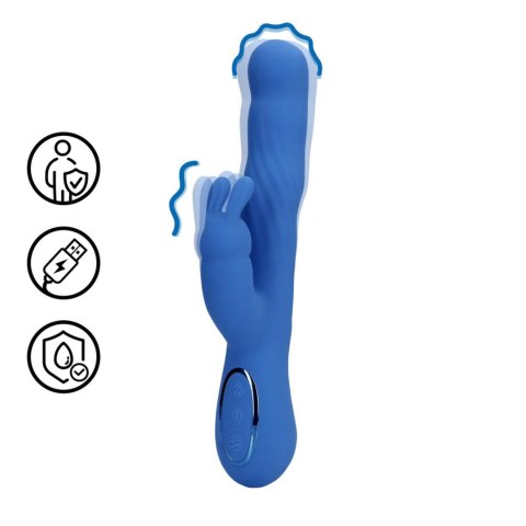 Wiggle Rabbit Vibrator - Jetset Blue SHOTS