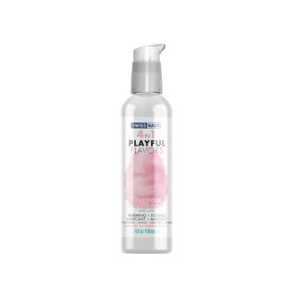 4 in 1 Lubricant with Cotton Candy Flavor - 4 fl oz / 118 ml SHOTS