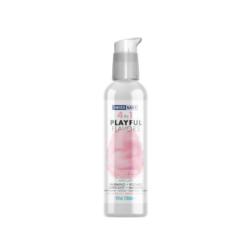 4 in 1 Lubricant with Cotton Candy Flavor - 4 fl oz / 118 ml SHOTS
