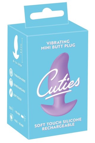 Cuties Vibrating Plug Purple ORION