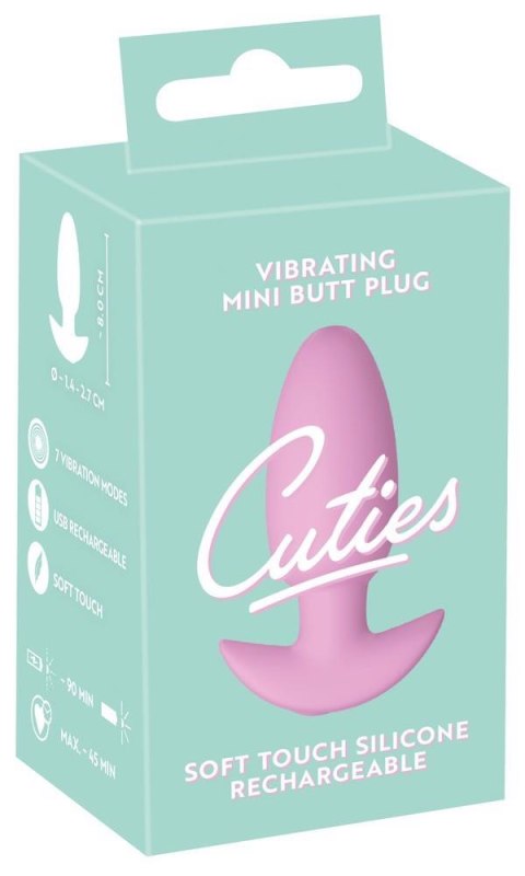Cuties Vibrating Plug Rose ORION