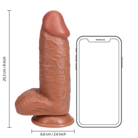 Extra Thick Straight with Balls 20,3 cm - Tan SHOTS