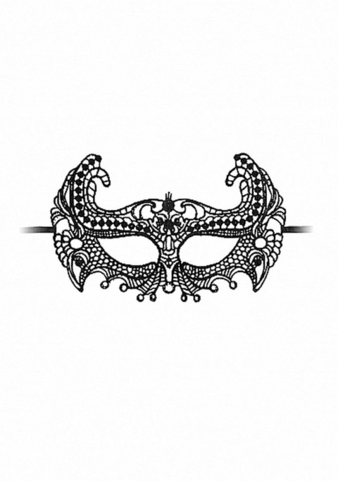 Empress Black Lace Mask - Black SHOTS