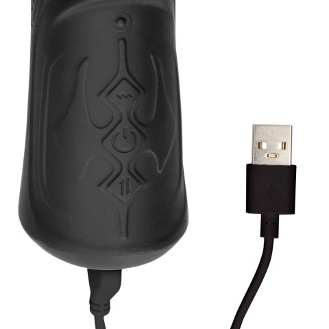 Hand Held Vibrating and Thrusting Sex Machine - Black Ouch!