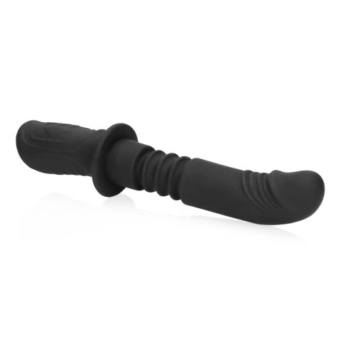 Hand Held Vibrating and Thrusting Sex Machine - Black SHOTS