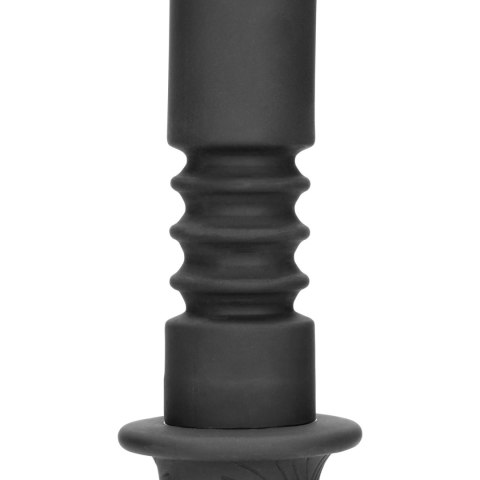 Hand Held Vibrating and Thrusting Sex Machine - Black SHOTS