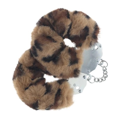 Heavy-duty Fluffy Handcuffs - Leopard Ouch!