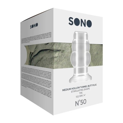 Korek analny Sono z tunelem medium 10 cm Sono