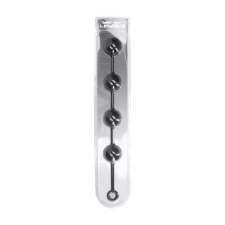 Kulki analne silikonowe Levelz XXL 6 cm czarny Levelz