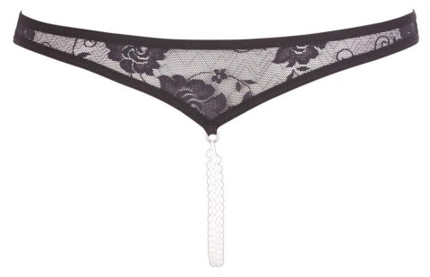 Lace String Pearls black S ORION