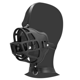 Muzzle with Removable Ball Gag - Black SHOTS