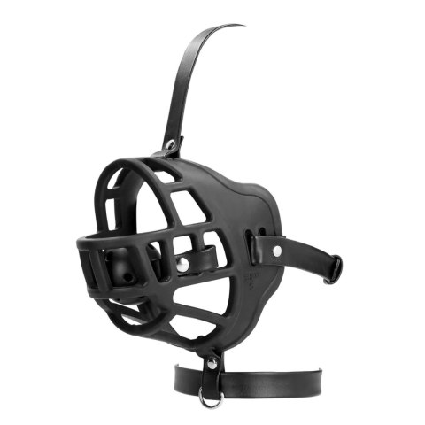 Muzzle with Removable Ball Gag - Black SHOTS