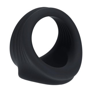 Silicone Cock and Ball Harness - Black Levelz