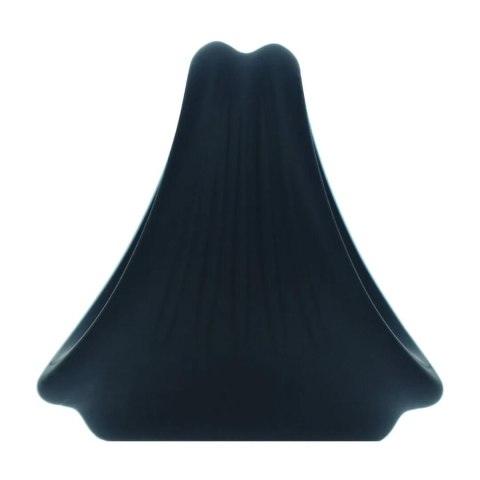 Silicone Cock and Ball Harness - Black Levelz