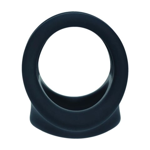 Silicone Cock and Ball Harness - Black Levelz