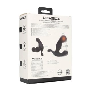 Stymulator prostaty Levelz podgrzewany wibrujący silikonowy czarny Levelz