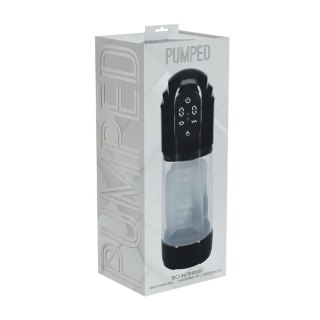 TechnoThrust - Automatic Waterproof Masturbator Pump - Black Pumped