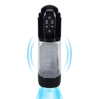 TechnoThrust - Automatic Waterproof Masturbator Pump - Black SHOTS