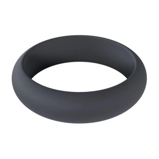 Wide O Silicone Cockring - XXL - 55mm - Black Levelz