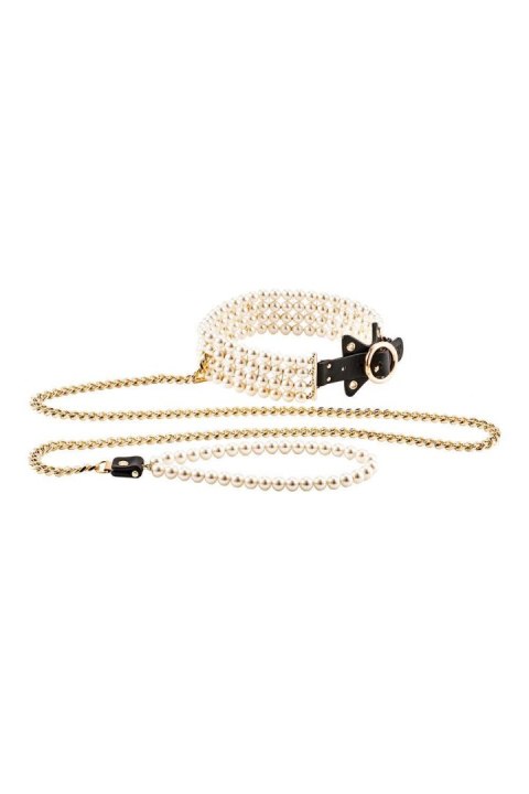 GUILTY PLEASURE LUMINIOUS PEARL LEASH AND COLLAR TONGA