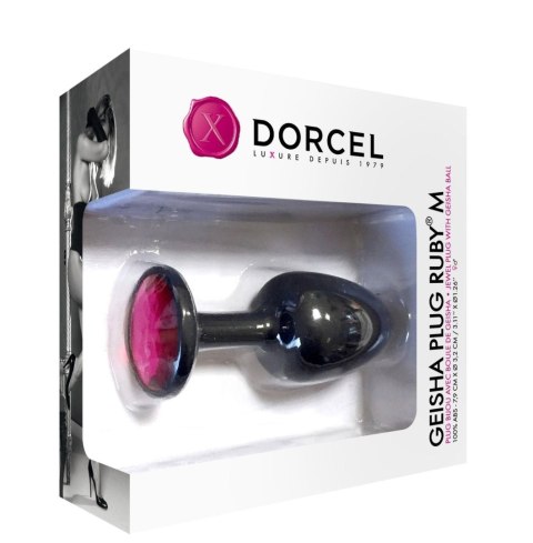 Korek analny Geisha Plug Ruby Dorcel z kulką Dorcel