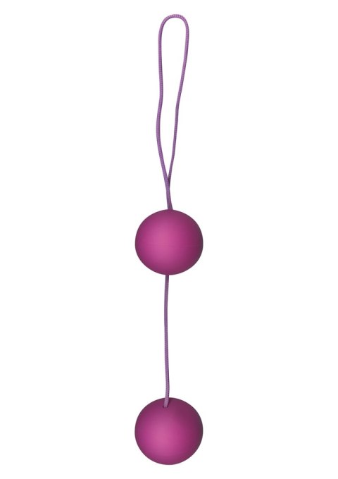 Kulki miłosne ToyJoy Funky Love Balls fioletowe ABS 3.5 cm TOYJOY