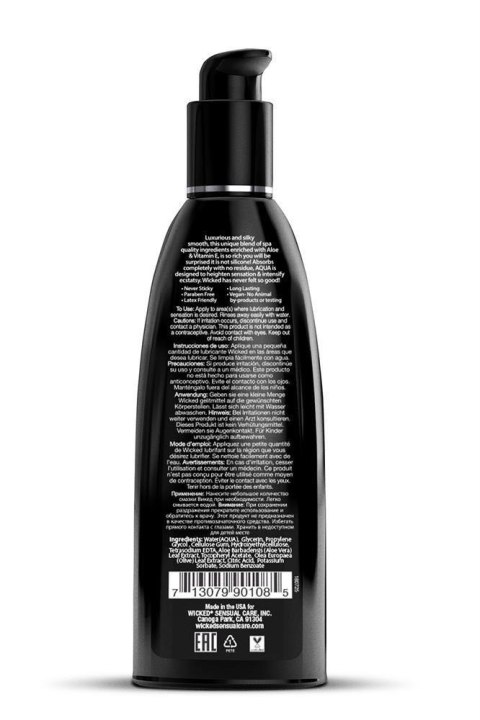 Lubrykant na bazie wody Wicked Aqua 250 ml Wicked Sensual Care