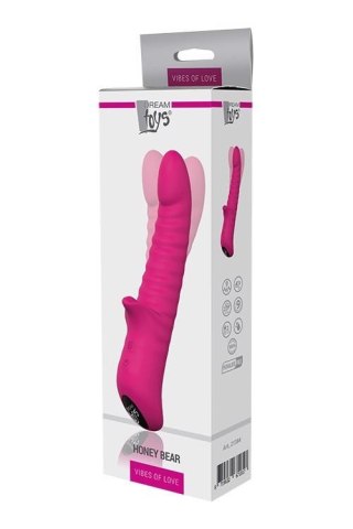 Wibrator rotacyjny Dream Toys Honey Bear magenta silikonowy Dream Toys
