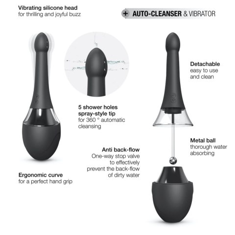 Wibrująca gruszka do lewatywy Dorcel Douche Mate Pro 200 ml USB Dorcel