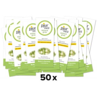 Żel-pjur MED Repair glide 2ml.-Water based personal lubricant with hyaluron - 50 sztuk Pjur Group Luxemboyrg SA Group Luxemboyrg SA