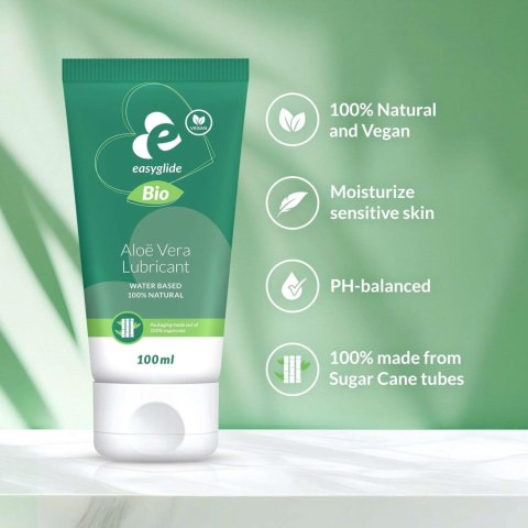Lubrykant na bazie wody EasyGlide Bio Natural Aloe Vera 100 ml EasyGlide