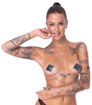 Nipple Jewellery silver chain ORION