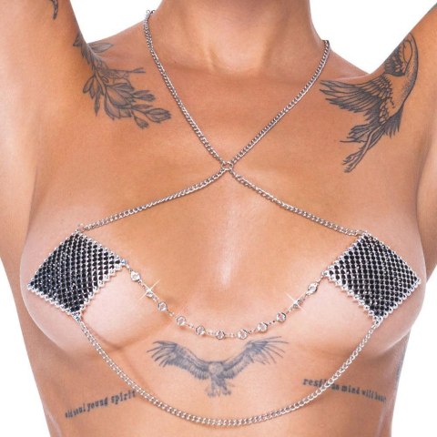 Nipple Jewellery silver chain ORION