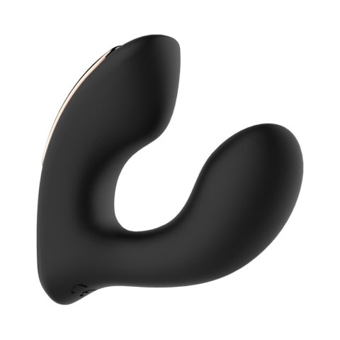 Rosy Gold - Wearable Vibrator with Luxury Charging Case - Black Rosy Gold