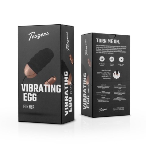 Teazers Ribbed Vibrating Egg With Remote Control ONE-DC B.V.