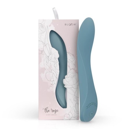 Wibrator punktu G Rose Bloom niebieski USB 20 cm Bloom