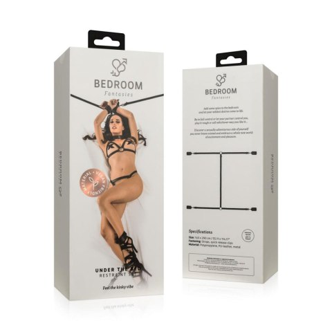 Zestaw do krępowania pod materac Bedroom Fantasies czarny Bedroom Fantasies
