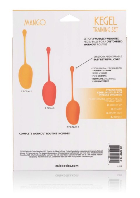 Kegel Training Set Mango Assortment SCALA