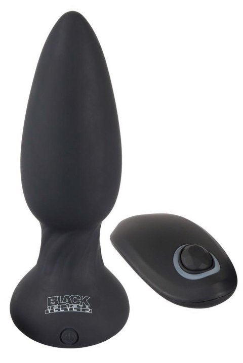 Korek analny rotacyjny Black Velvets pilot USB 14 cm Black Velvets