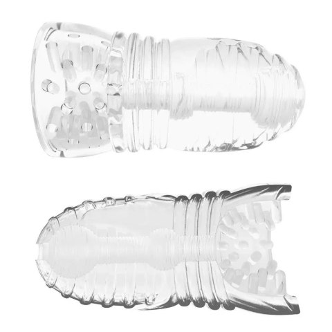 Masturbator- Me You Us Glacier Dual End Stroker Male Masturbator Transparent ABS - Intimate Distribution (dystrybutor)