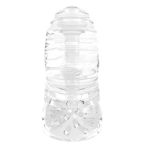 Masturbator- Me You Us Glacier Dual End Stroker Male Masturbator Transparent ABS - Intimate Distribution (dystrybutor)